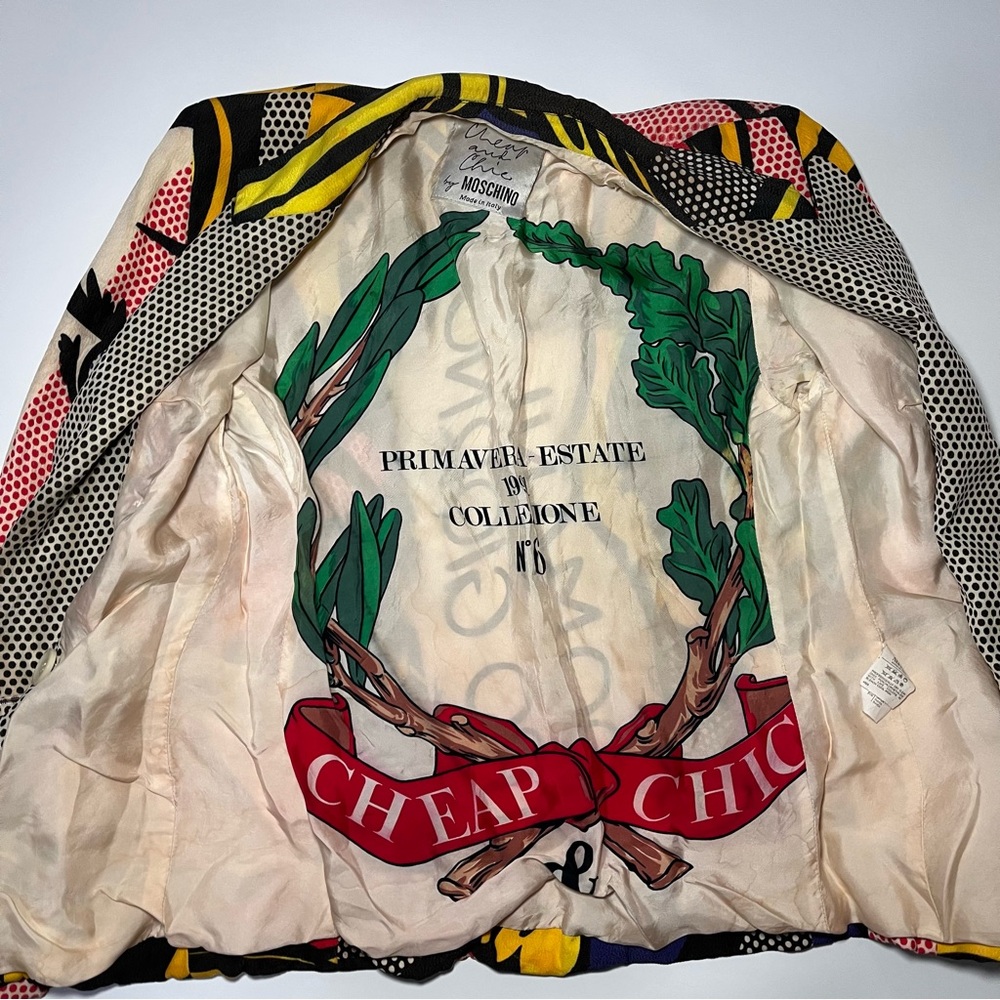 Moschino 1991 Roy Lichtenstein blazer - Picture 8 of 11